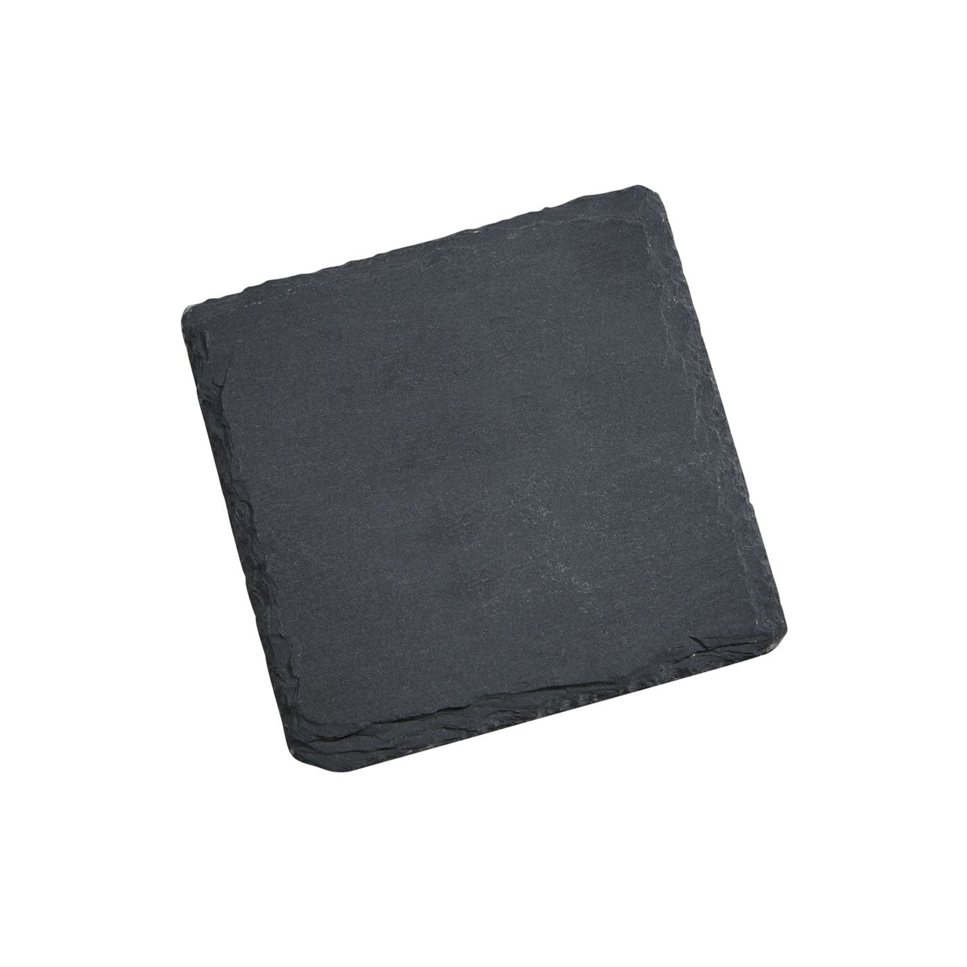 Set Of 4 Slate Coasters 4" Square - Loft&Timber