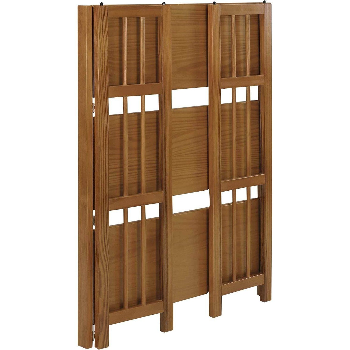 Stackable Chestnut Bookcase - 3 Shelves, 27.5″ Wide - Loft&Timber