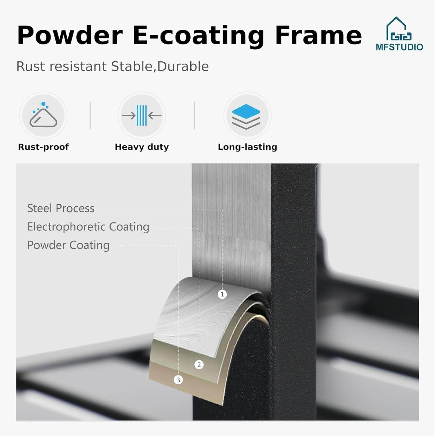 9-Piece Metal Outdoor Patio Dining Furniture Set 8 Sling Dining Swivel Chairs and 1 Expandable Outdoor Dining Rectangle Table, Blue - Loft&Timber