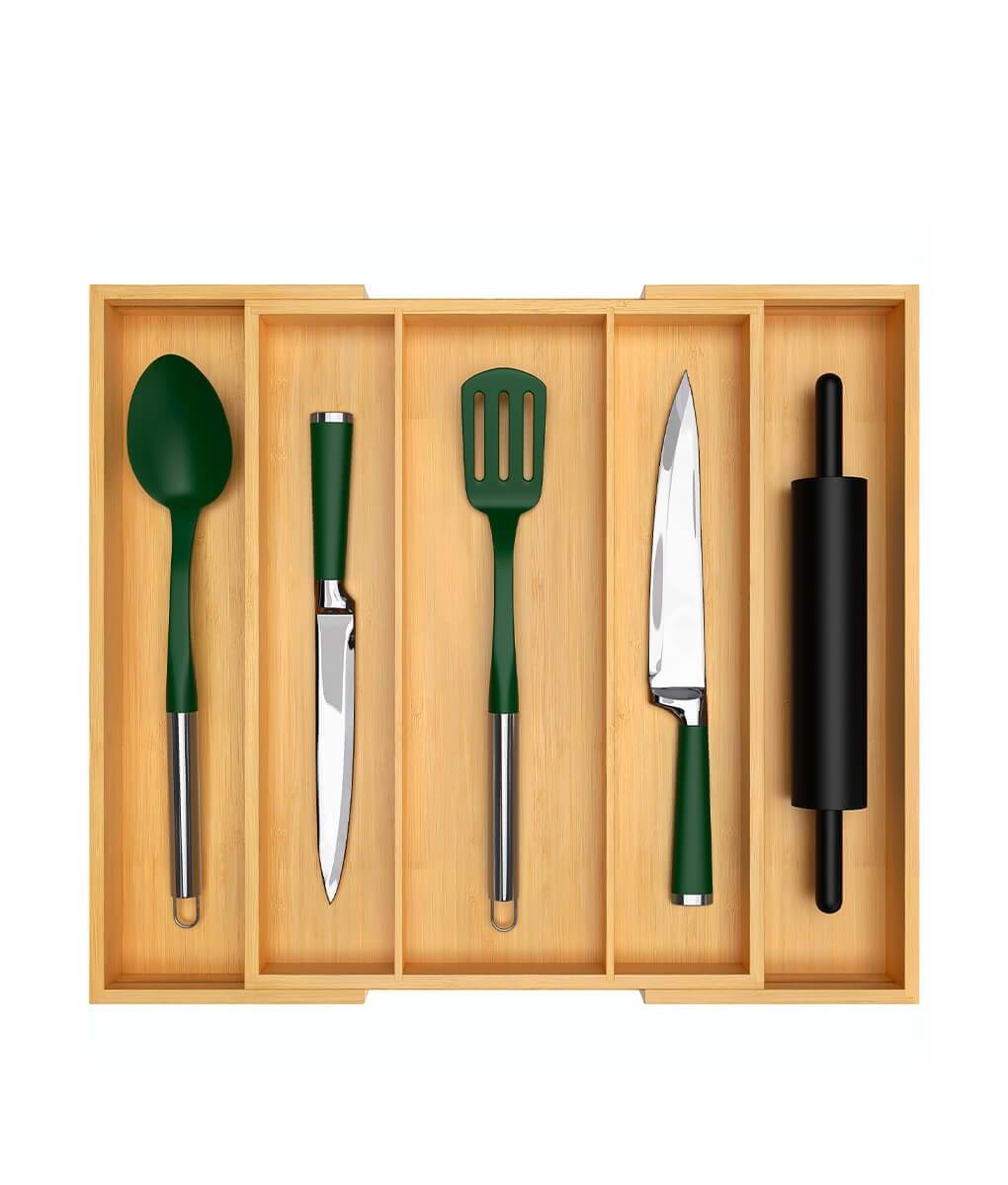 Expandable Utensil Organizer - Loft&Timber