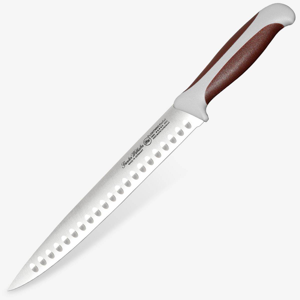 Gunter Wilhelm Lightning Carving Knife, 10 Inch | Brown and Grey ABS Handle SKU: 10-121-0210 - Loft&Timber