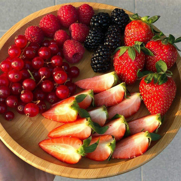 Bamboo Round Plate 7" inch | For Appetizers / Barbecue - Loft&Timber