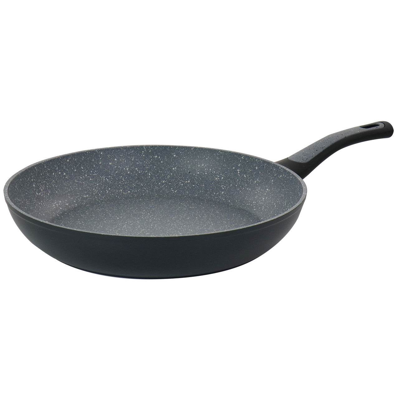 Oster Bastone 12 Inch Aluminum Nonstick Frying Pan in Speckled Gray - Loft&Timber