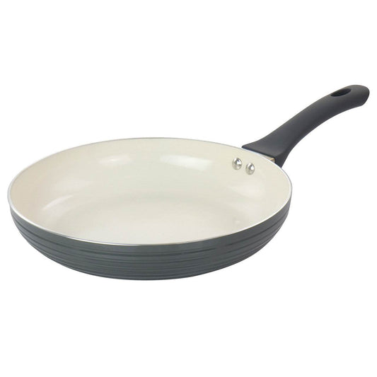 Oster Ridge Valley 10 Inch Aluminum Nonstick Frying Pan in Grey - Loft&Timber