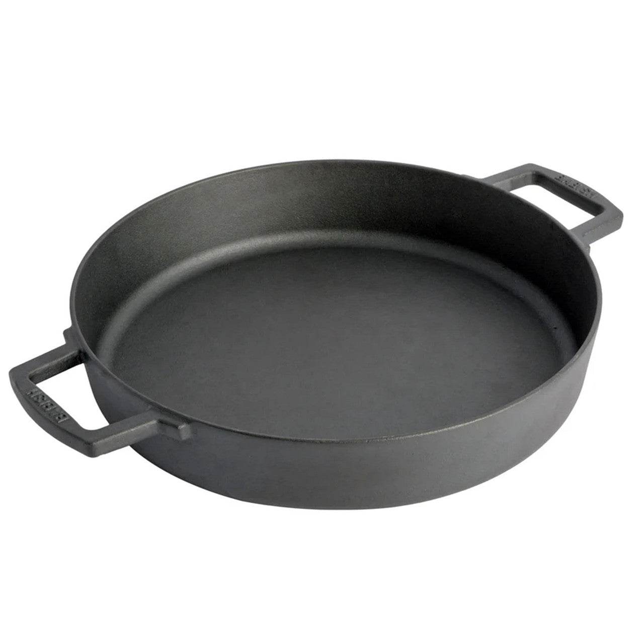 Babish 13 Inch Cast Iron Everyday Pan with Handles in Black - Loft&Timber