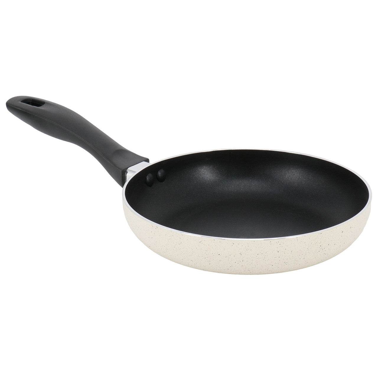 Oster Clairborne 9.5 Inch Round Nonstick Aluminum Frying Pan in Linen - Loft&Timber