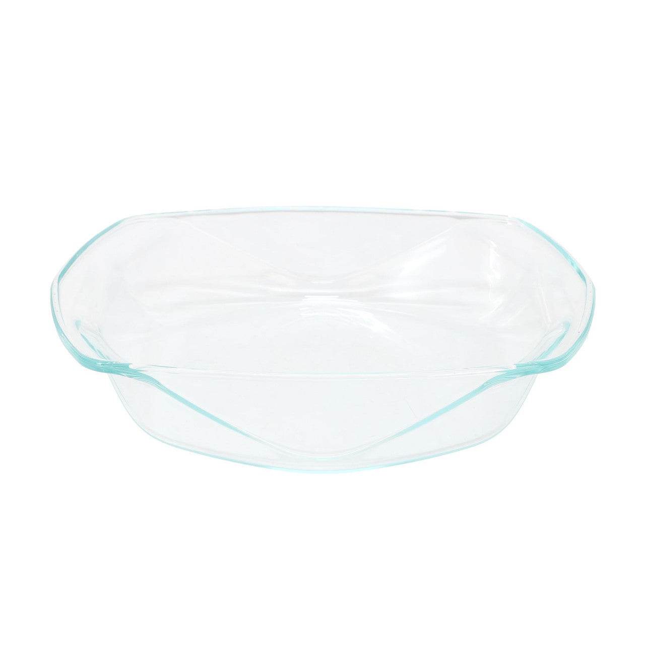 Soho Lounge Carnegie Hill 12 inch x 10 Inch x 2.6 Inch Tempered Glass Roaster Pan with Built-in Han - Loft&Timber