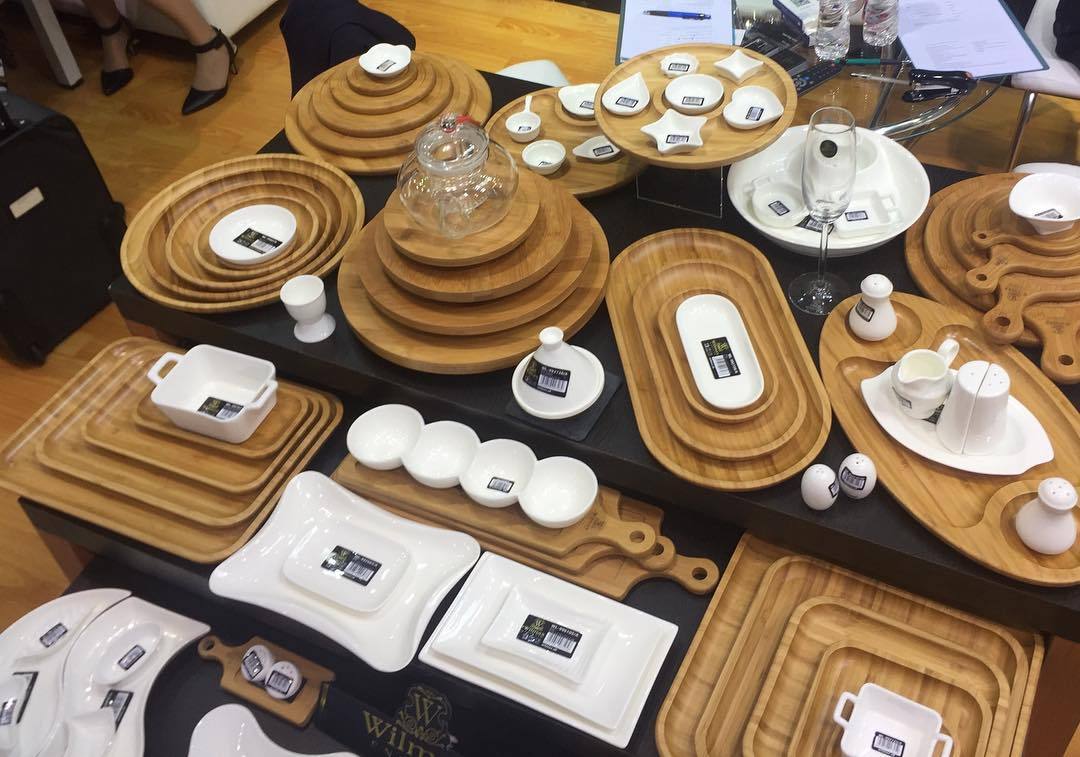Bamboo Round Plate 7" inch | For Appetizers / Barbecue - Loft&Timber