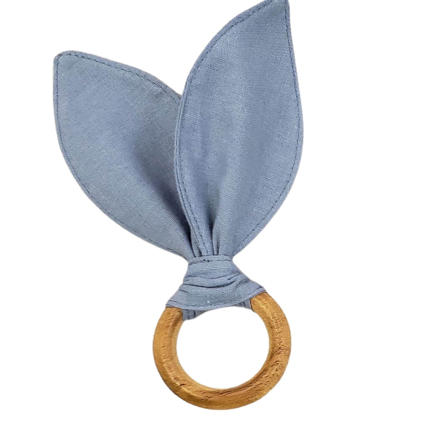 Maison Charlo | Easter Set of 4 Blue Turquoise Bunny Ears Napkin Rings | Dining Table Decor - Loft&Timber