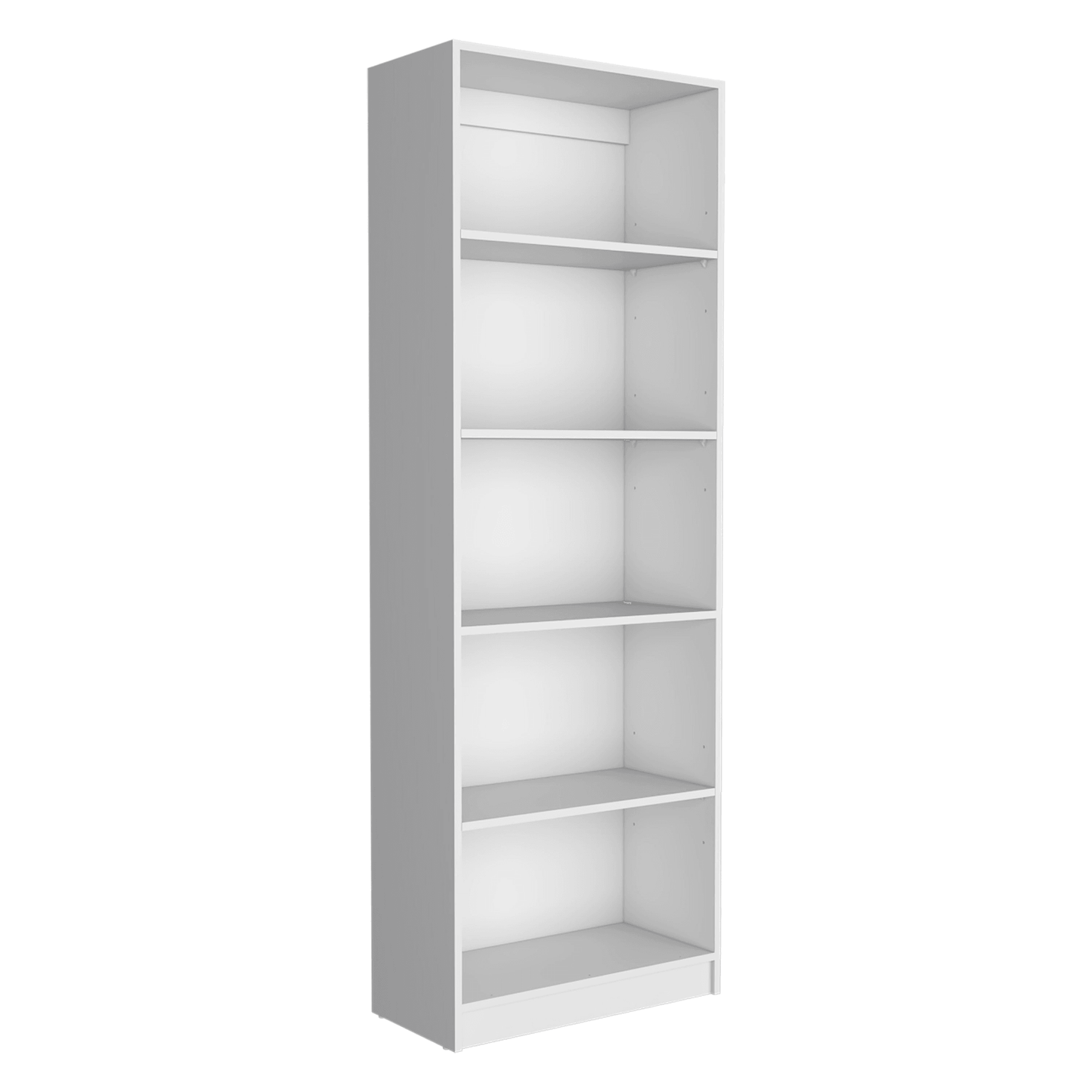Elegant 4-Tier Bookcase With Additional Storage Shelf-6