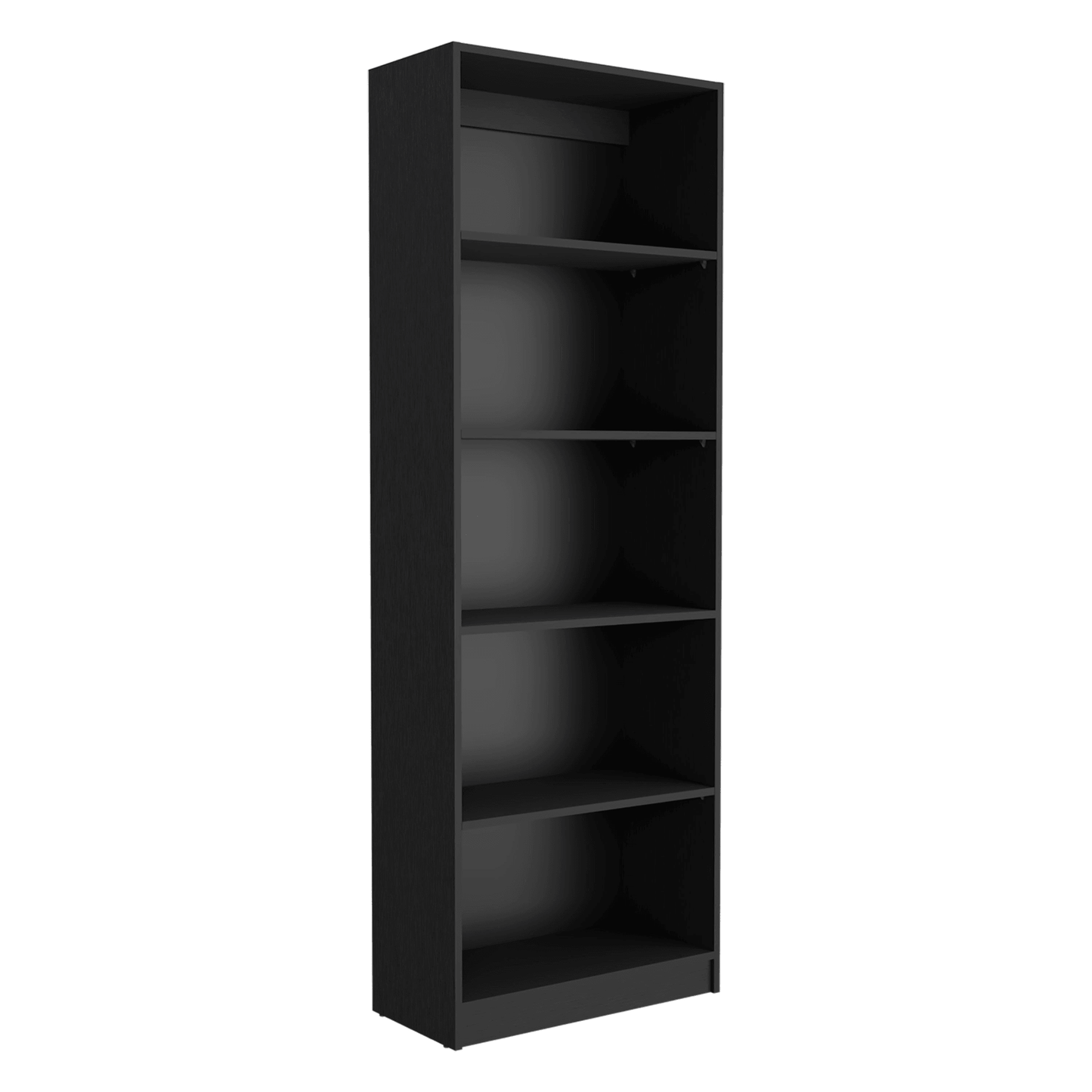 Elegant 4-Tier Bookcase With Additional Storage Shelf-1