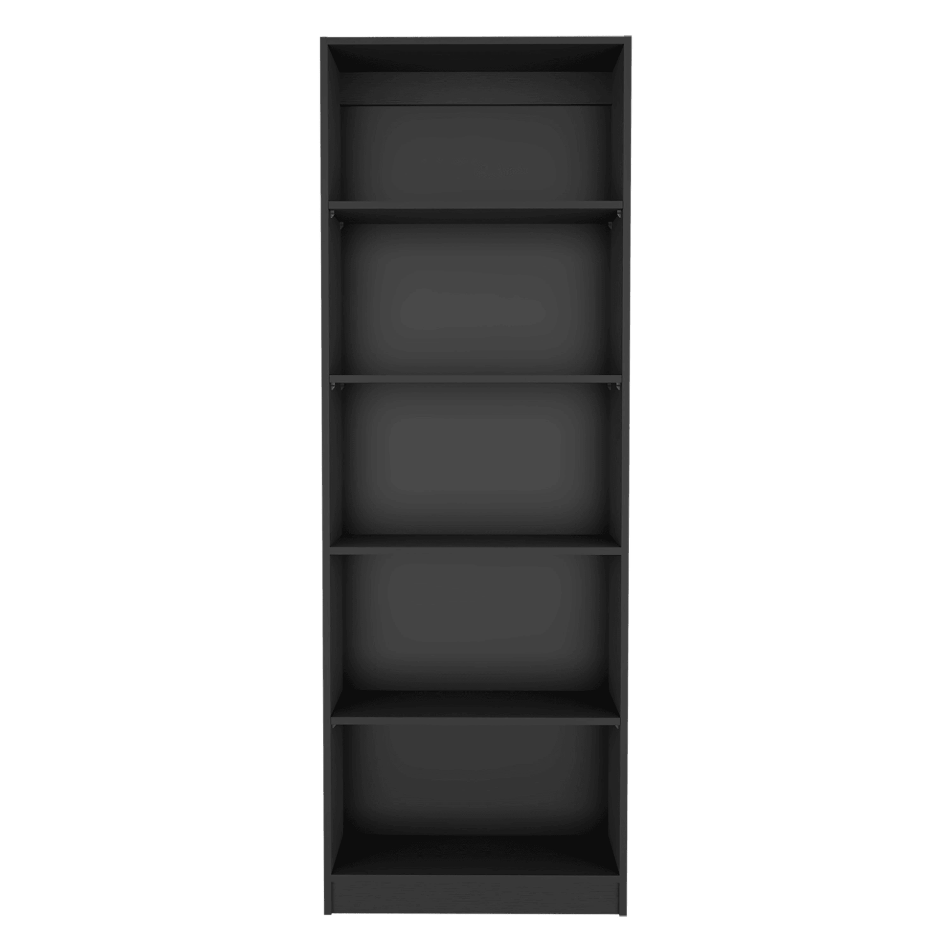 Elegant 4-Tier Bookcase With Additional Storage Shelf-4