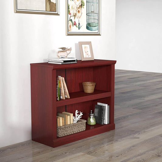 Cherry Wood Bookcase with Adjustable Shelves - Loft&Timber