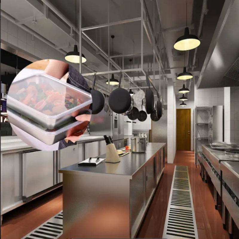 Eco-Friendly Non-Stick Stainless Steel Baking Pan Set with Lid - BPA-Free - Loft&Timber