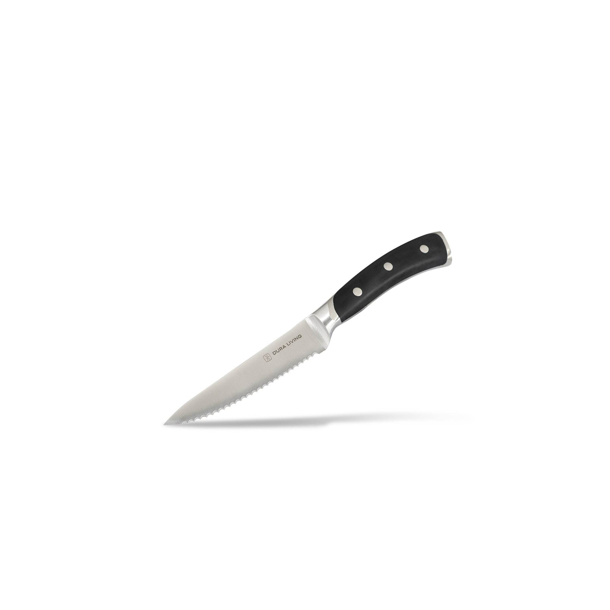 Elite Set of 8 Steak Knives - Black - Loft&Timber