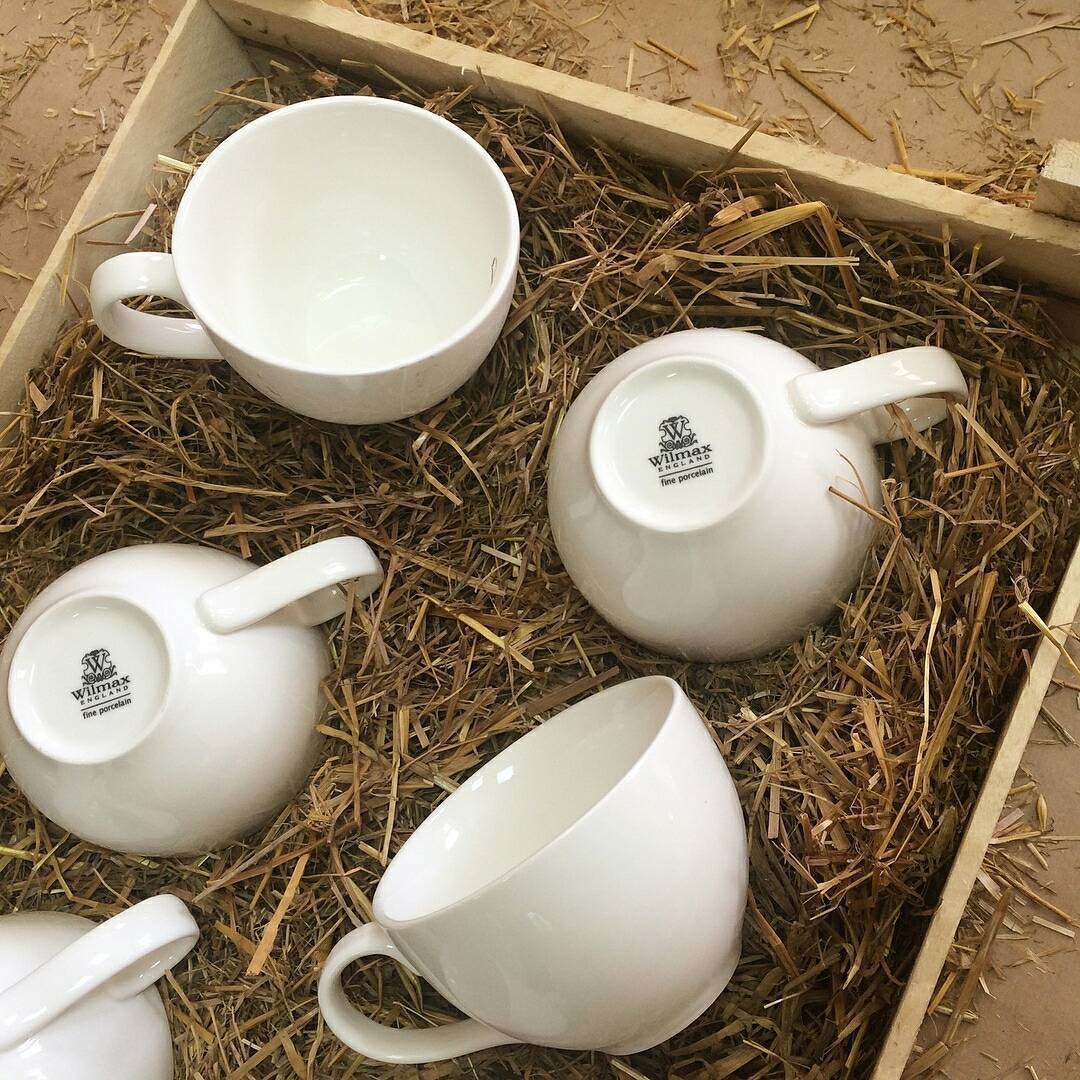 White 7 Oz | 220 Ml Tea Cup & Saucer - Loft&Timber