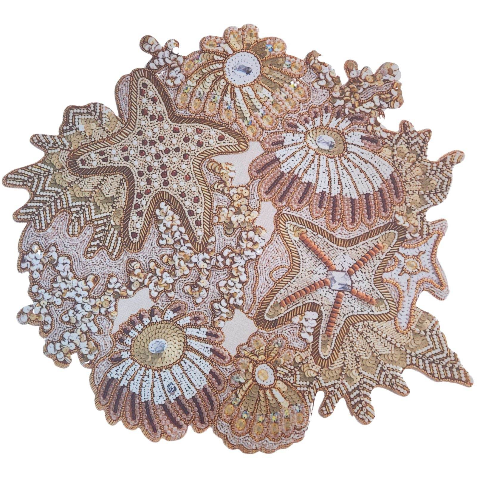 Charlo's Set 4 Premium Placemats Waterproof Sea Corals - Loft&Timber