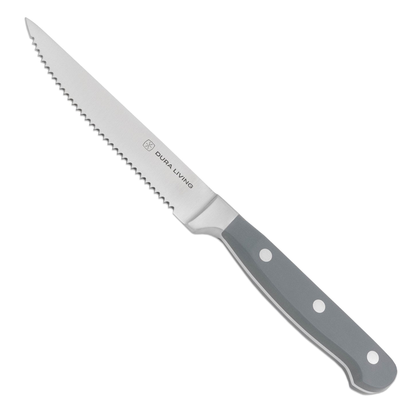 Superior Set of 4 Steak Knives - Gray - Loft&Timber