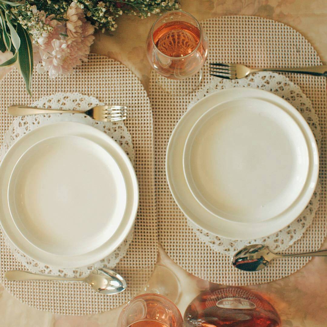 White Round Plate / Platter 12" inch | 30.5 Cm - Loft&Timber