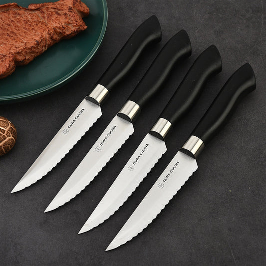 8 Piece Micro Serrated Kitchen Steak Knife Set-1