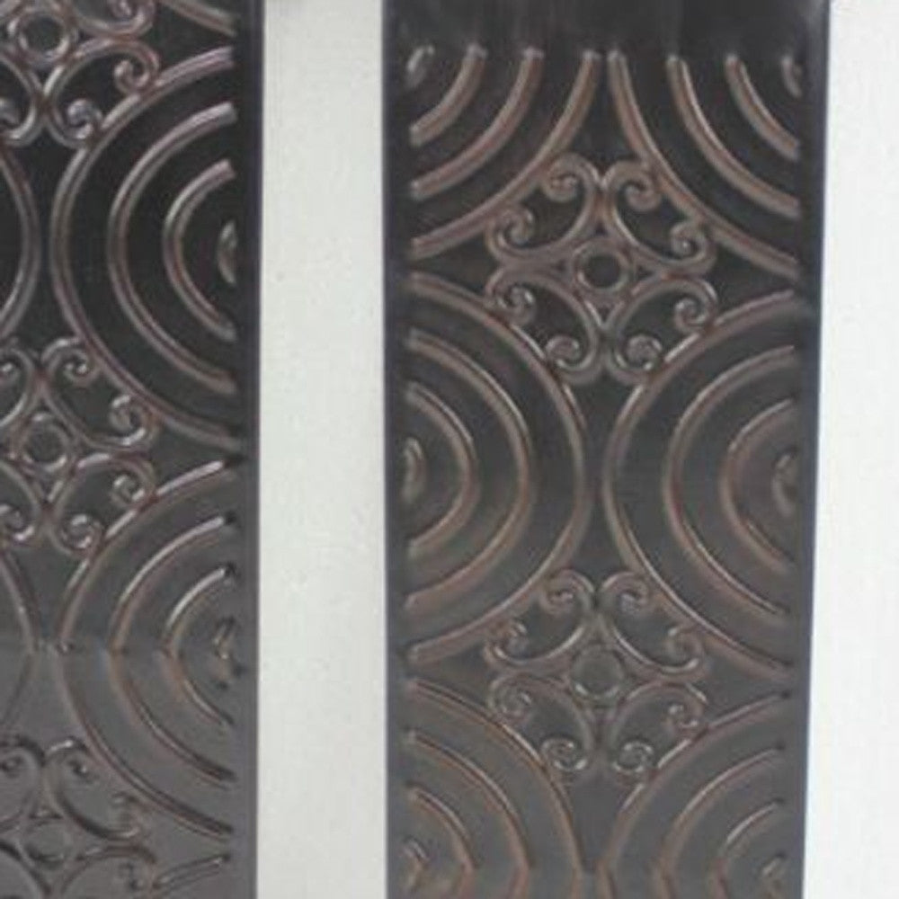 5" X 5" X 23.25" Brown, Vintage, Metal - Wall Candle Holder Sconce Set - Loft&Timber