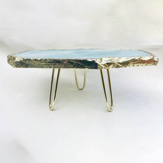 Blue Agate Cake Stand/Centrepiece/Display Stand/Tray - Loft&Timber