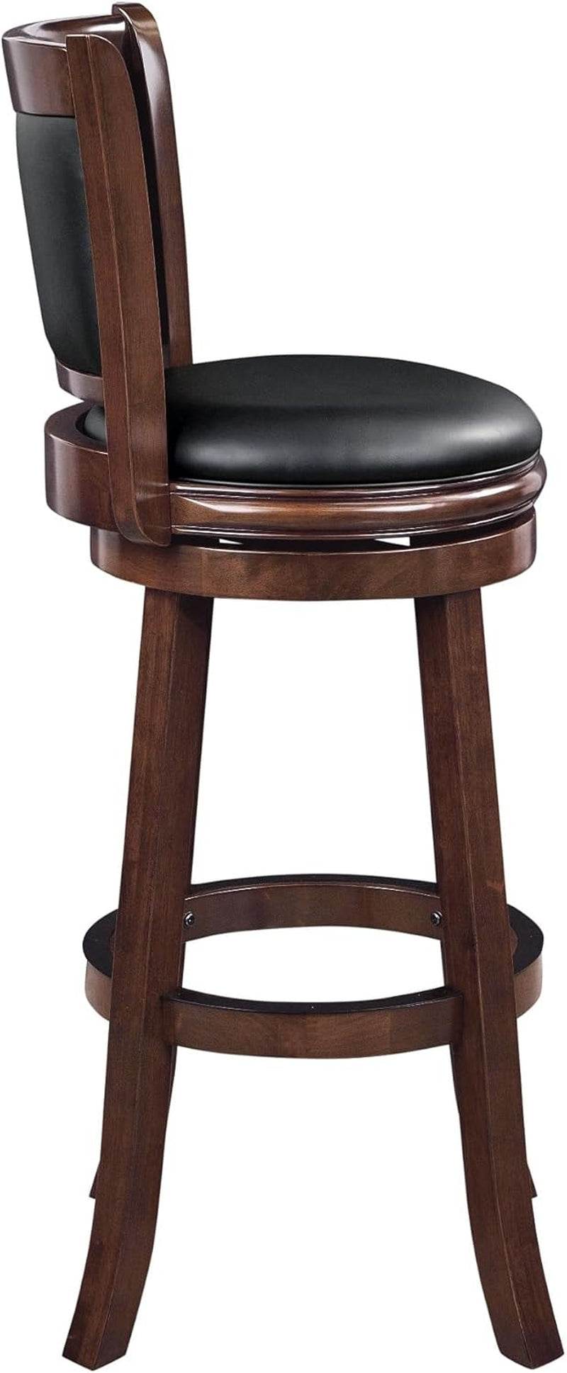 Augusta Extra Tall Bar Stool, Cappuccino - Loft&Timber