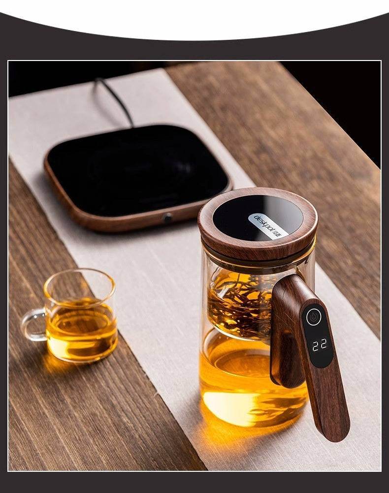 Top Pot Magnetic Suction Intelligent Timing Teapot | Automatic Filter & Elegant Cup - Loft&Timber