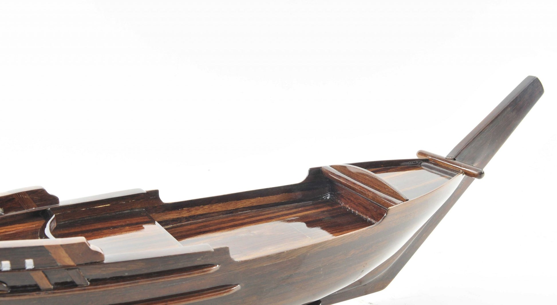6" Dark Brown Novelty Wood Serving Tray With Handles - Loft&Timber