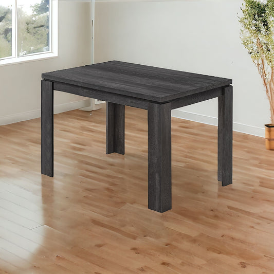 47" Black Dining Table - Loft&Timber