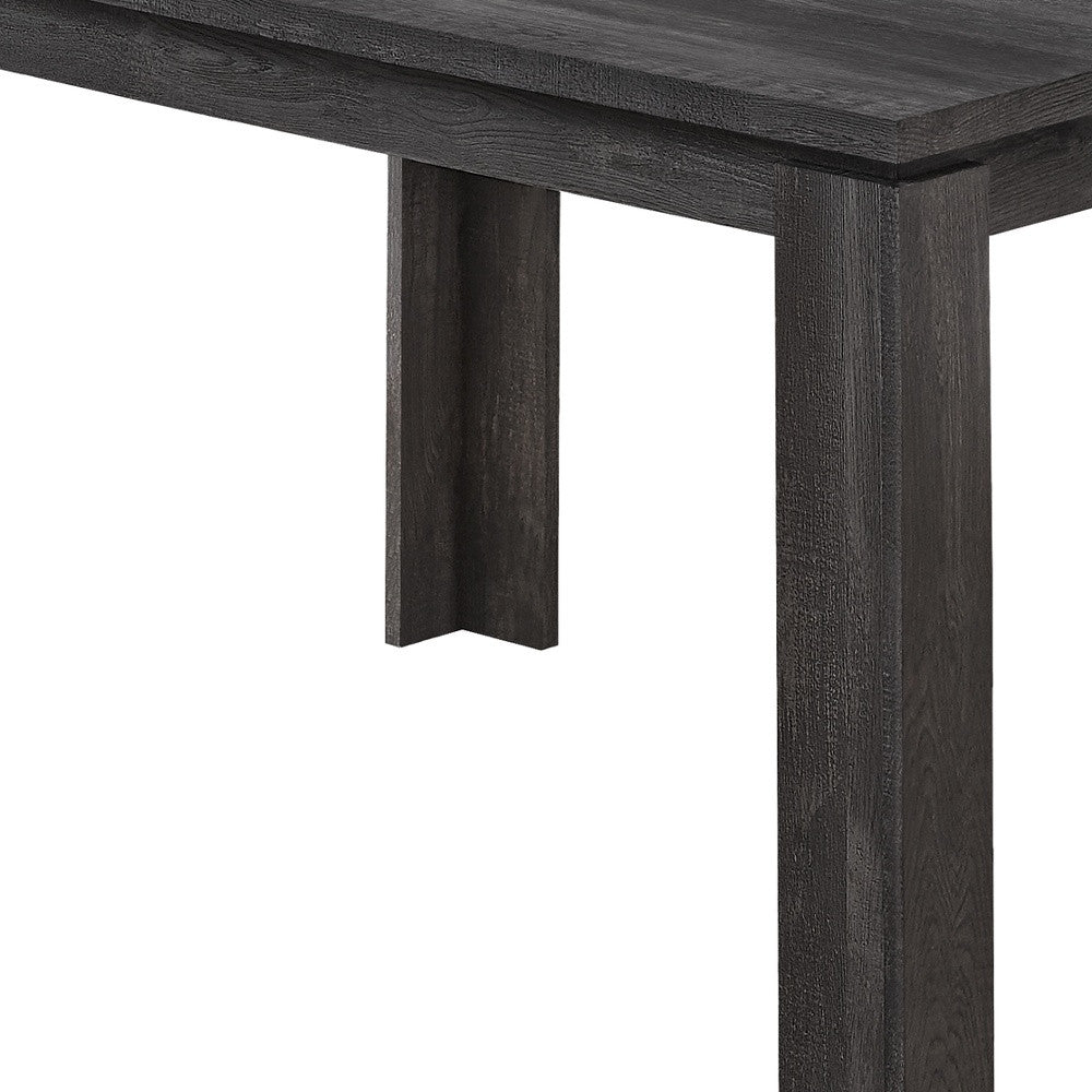 47" Black Dining Table - Loft&Timber
