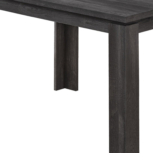 47" Black Dining Table - Loft&Timber