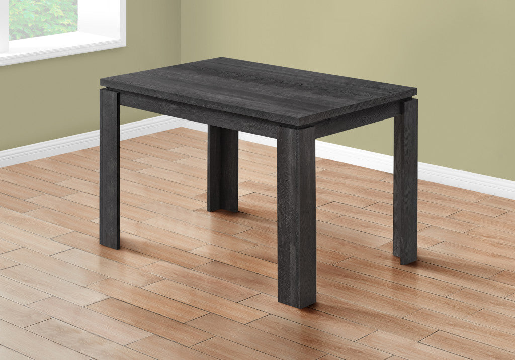 47" Black Dining Table - Loft&Timber