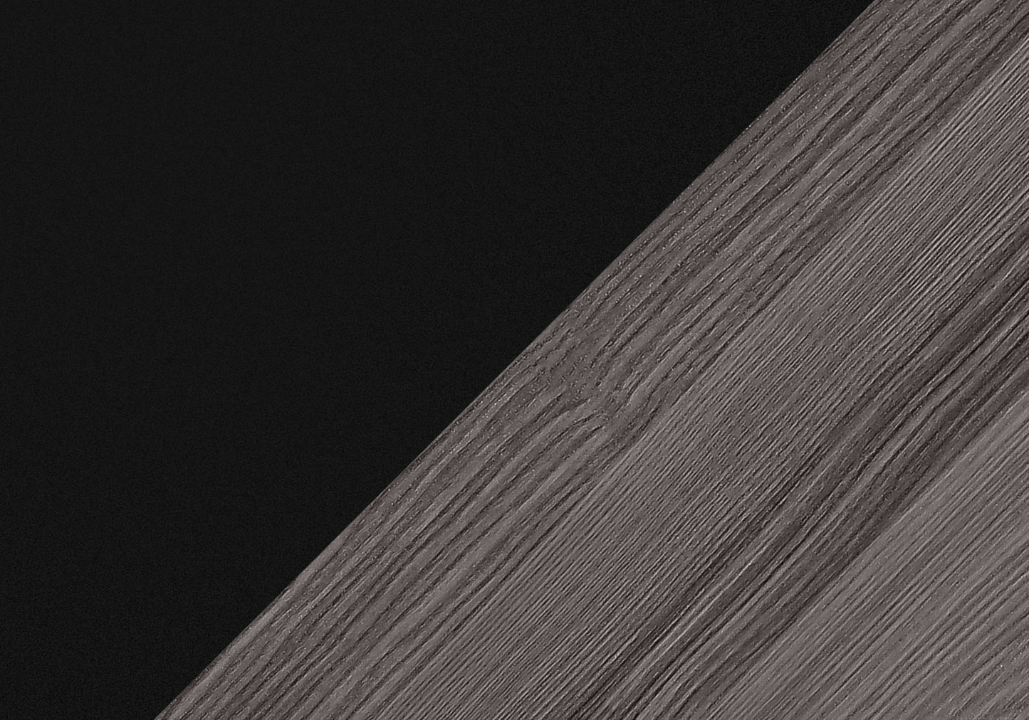 Set of Three 42" Gray And Black Coffee Table With Shelf - Loft&Timber