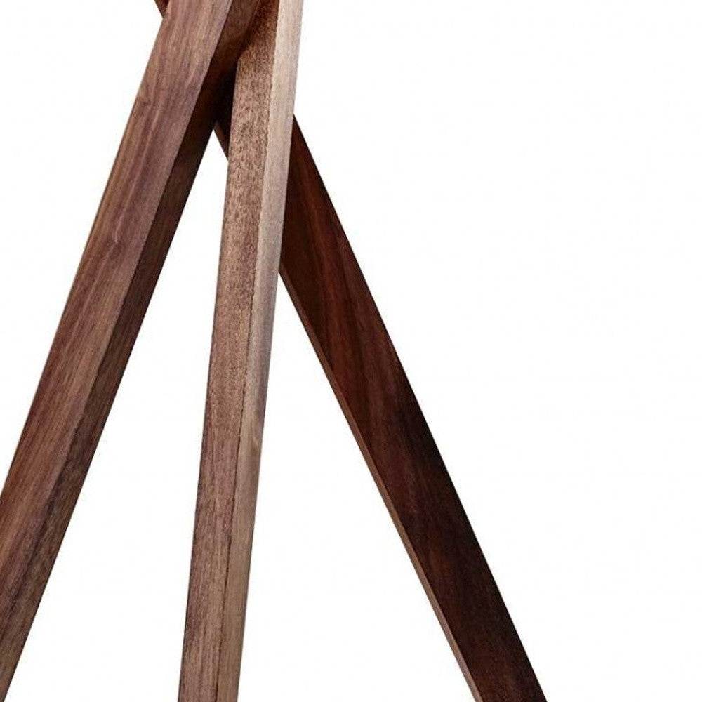 Tripod Leg Walnut Wood Table Lamp - Loft&Timber