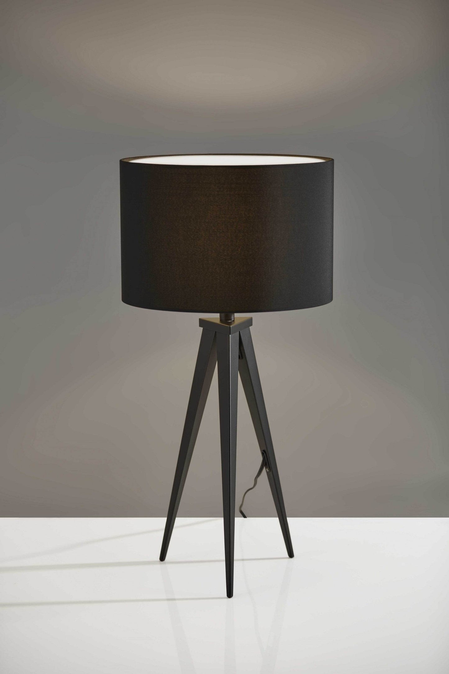 Treble Black Metal Table Lamp - Loft&Timber