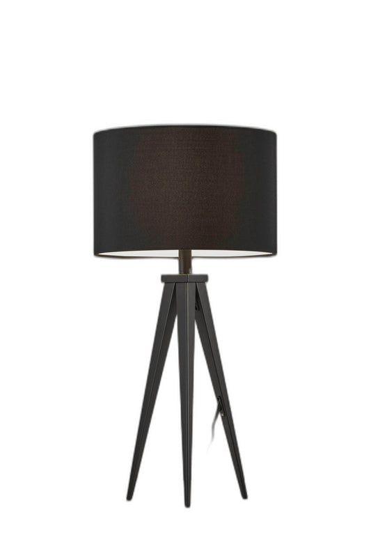 Treble Black Metal Table Lamp - Loft&Timber