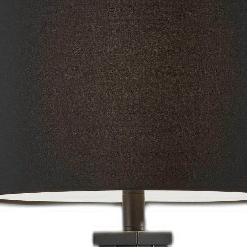 Treble Black Metal Table Lamp - Loft&Timber