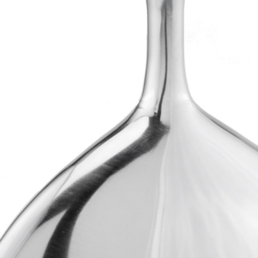 16" Silver Tulip Aluminum Table Vase - Loft&Timber