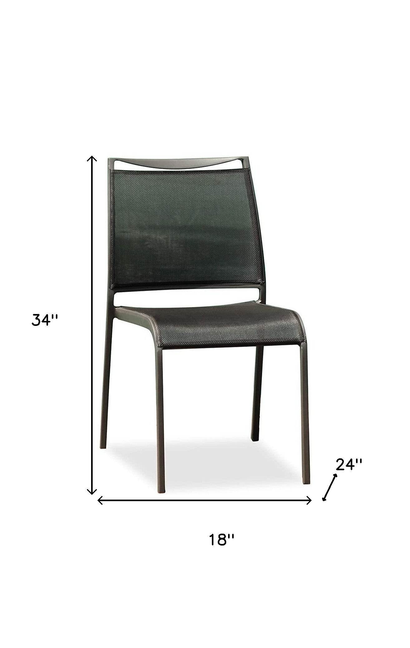 Set of Two Gray Dining Side Chairs - Loft&Timber