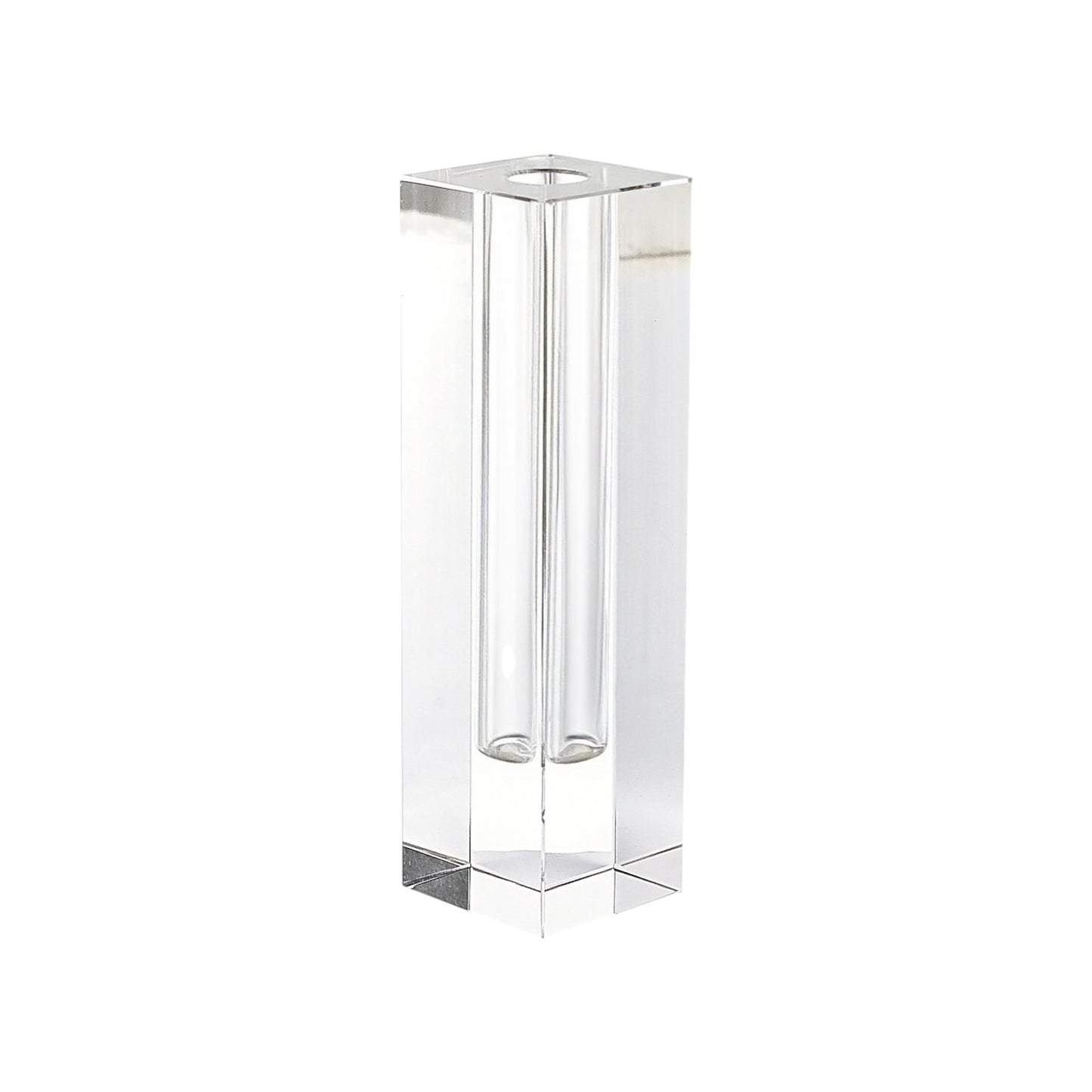 9" Clear Square Lead Free Crystal Table Vase - Loft&Timber