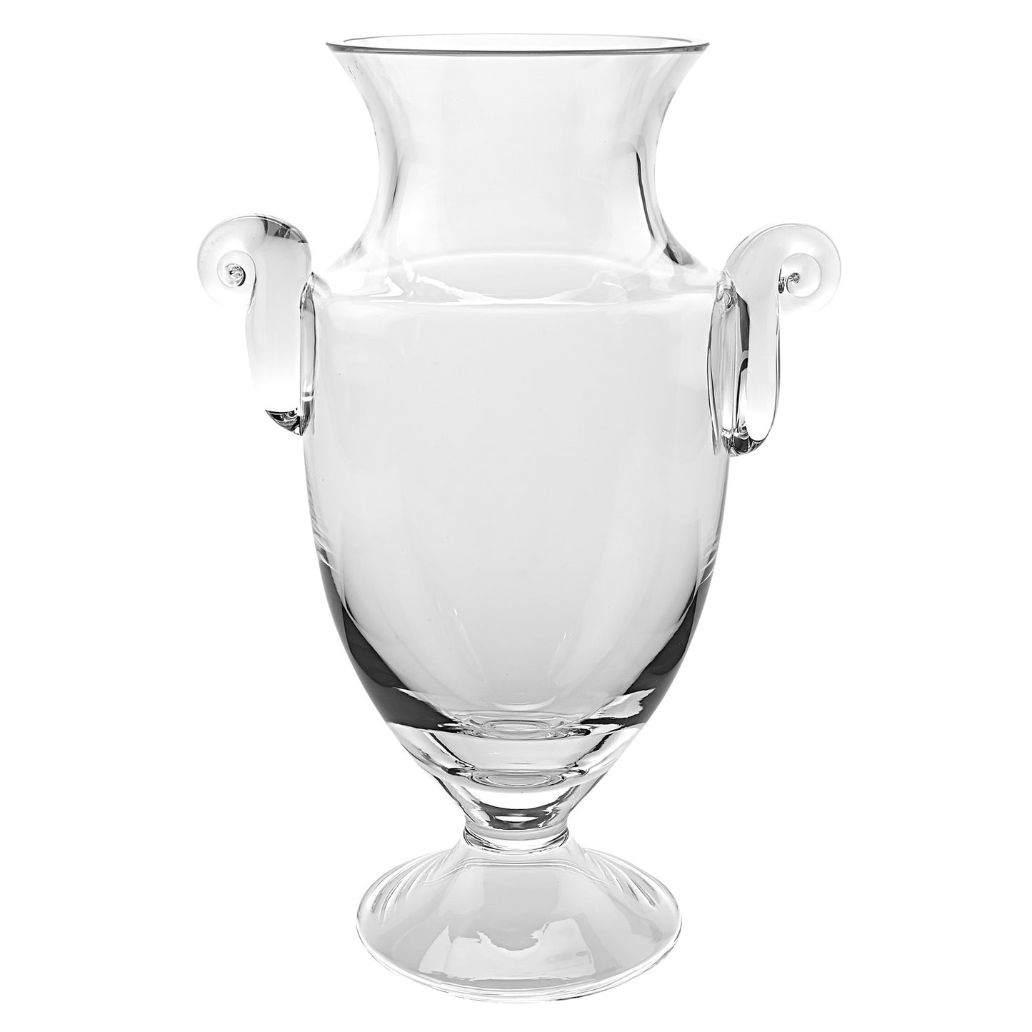 12" Clear Cylinder Lead Free Crystal Table Vase - Loft&Timber