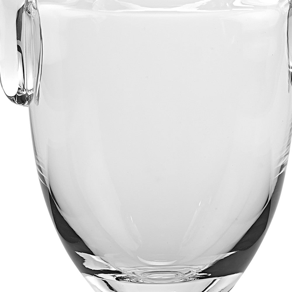 12" Clear Cylinder Lead Free Crystal Table Vase - Loft&Timber