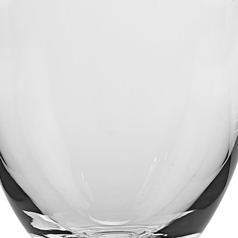 12" Clear Cylinder Lead Free Crystal Table Vase - Loft&Timber