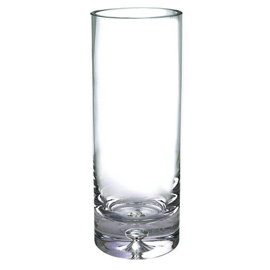 11" Clear Cylinder Crystal Table Vase - Loft&Timber