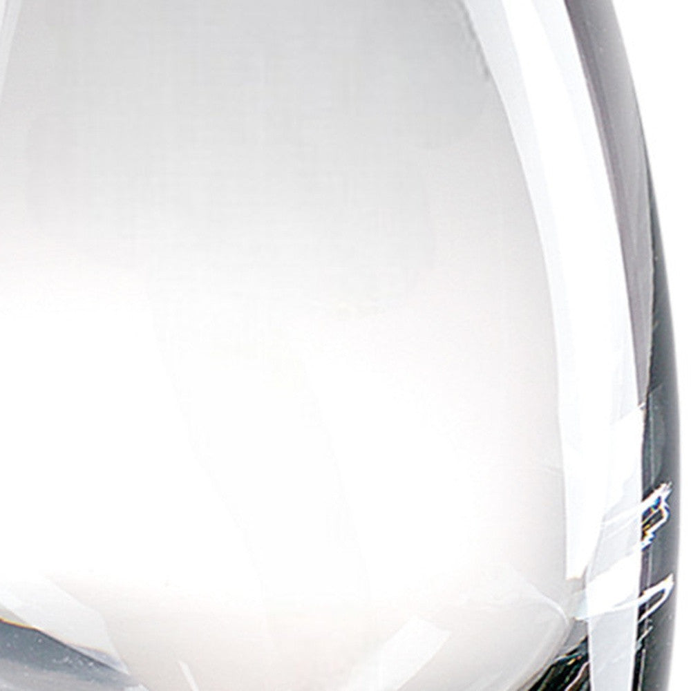 11" Clear Lead Free Crystal Oval Table Vase - Loft&Timber