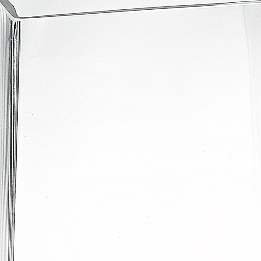 10" Clear Crystal Glass Rectangular Table Vase - Loft&Timber
