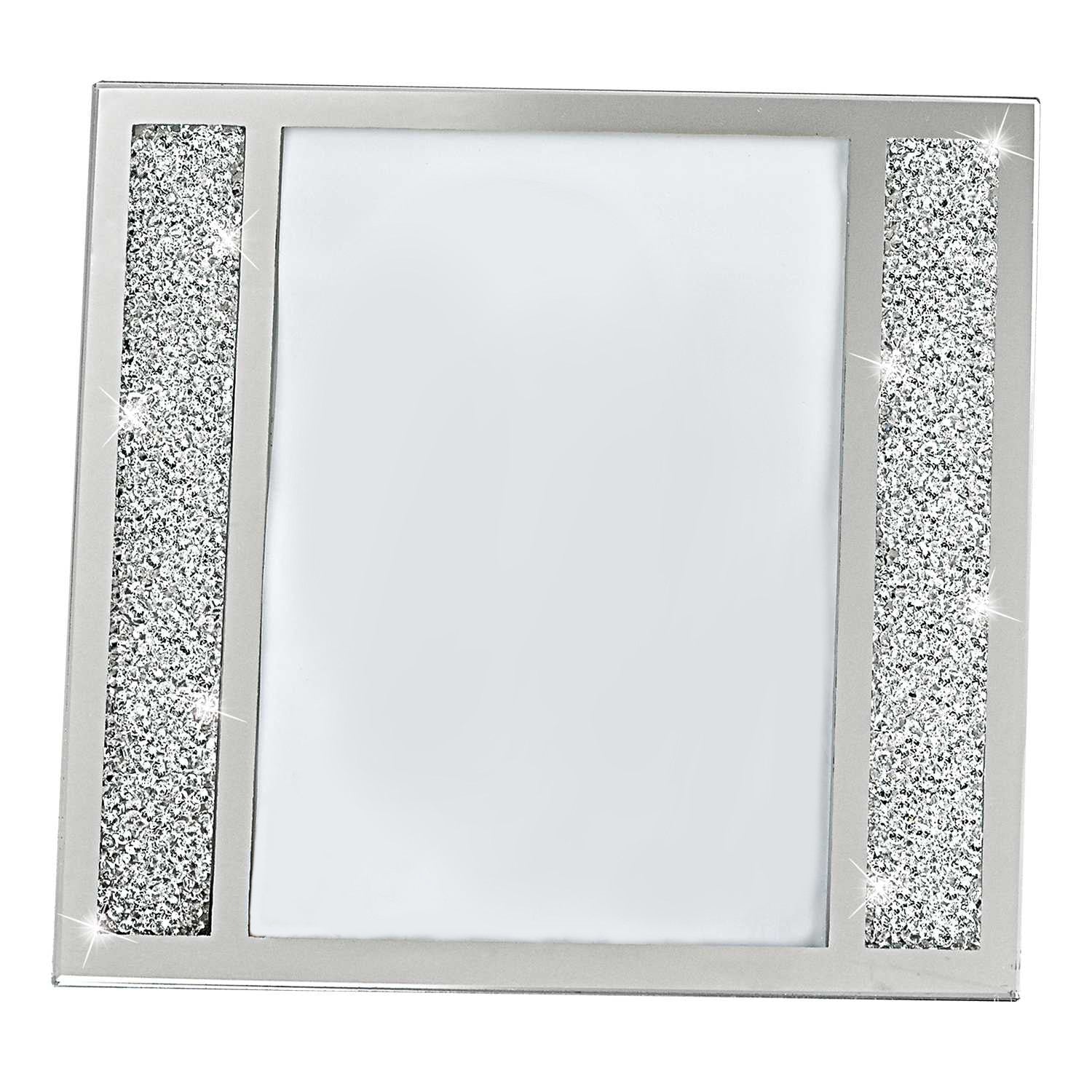 5" x 7" Silver Crystal Tabletop Picture Frame - Loft&Timber