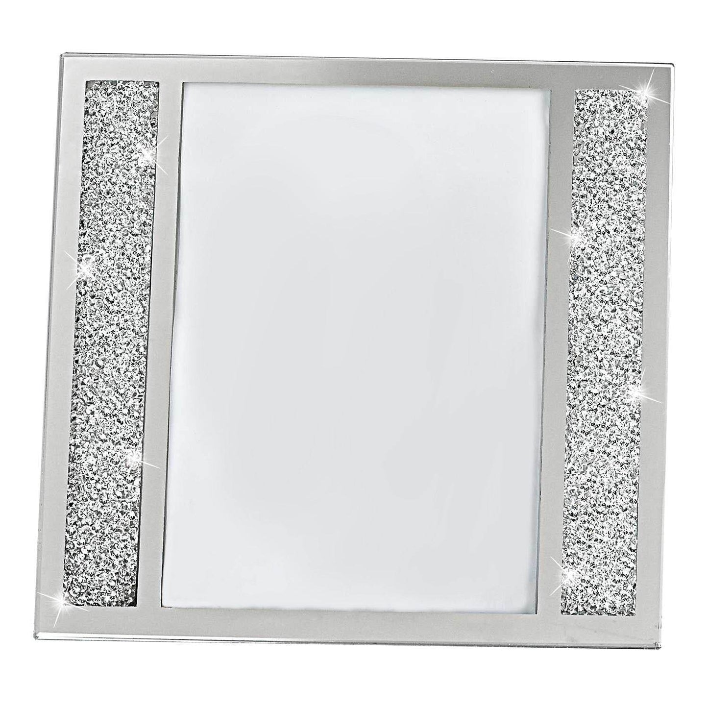 Multiple Sizes Silver Crystal Tabletop Picture Frame - Loft&Timber