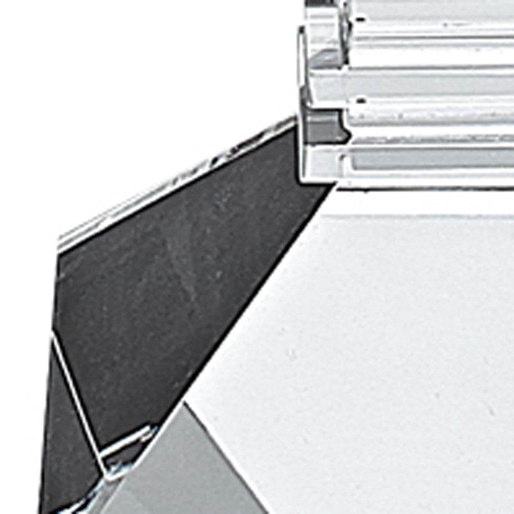 Set of Two Clear Crystal Tabletop Candle Holders - Loft&Timber